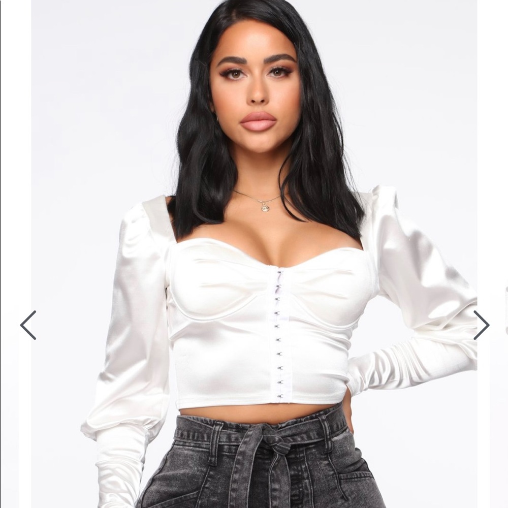 Black corset top